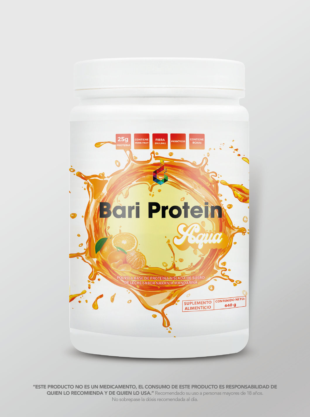 Bari Protein Aqua Naranja-Mandarina