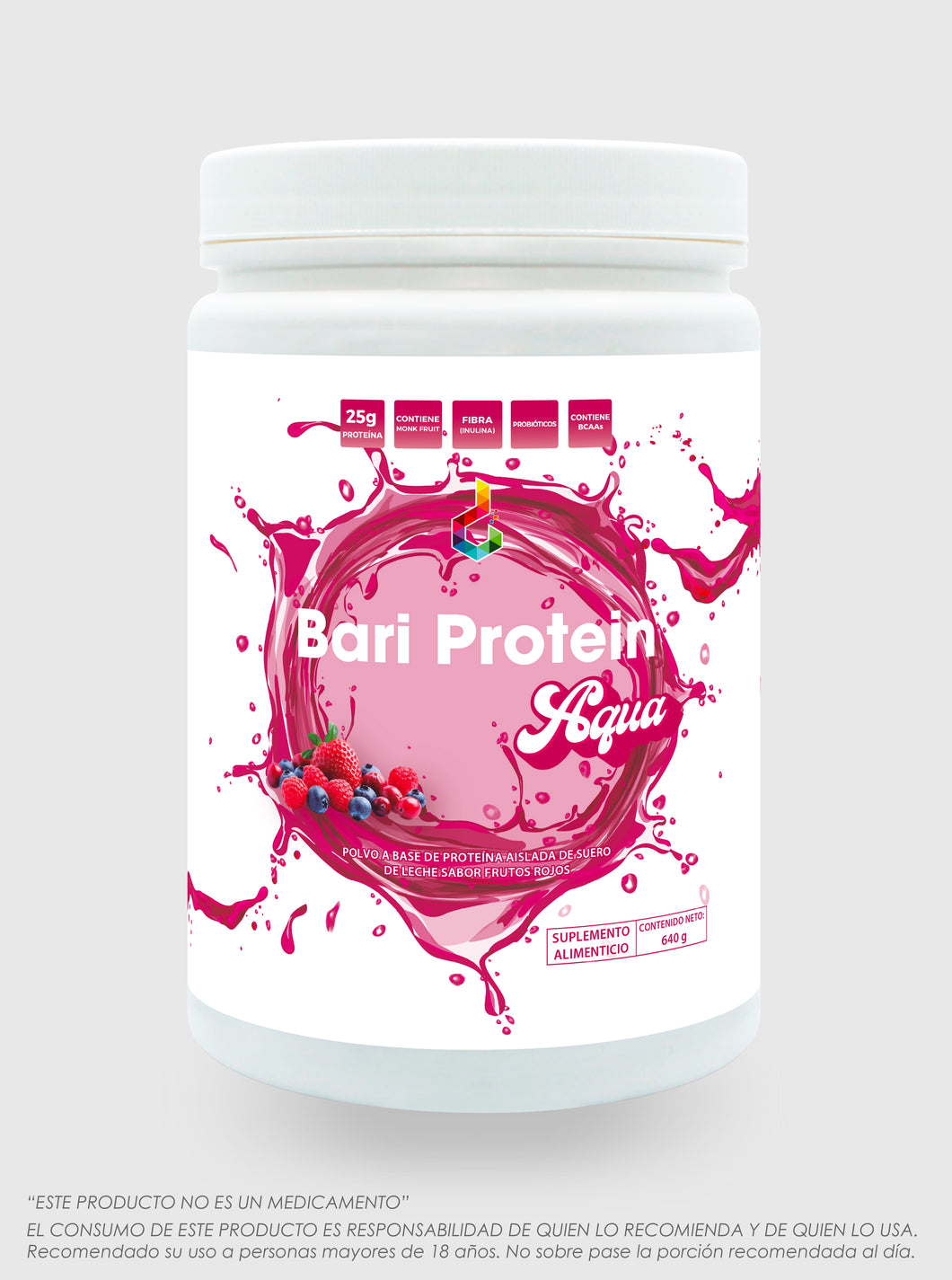 Bari Protein Aqua Frutos Rojos